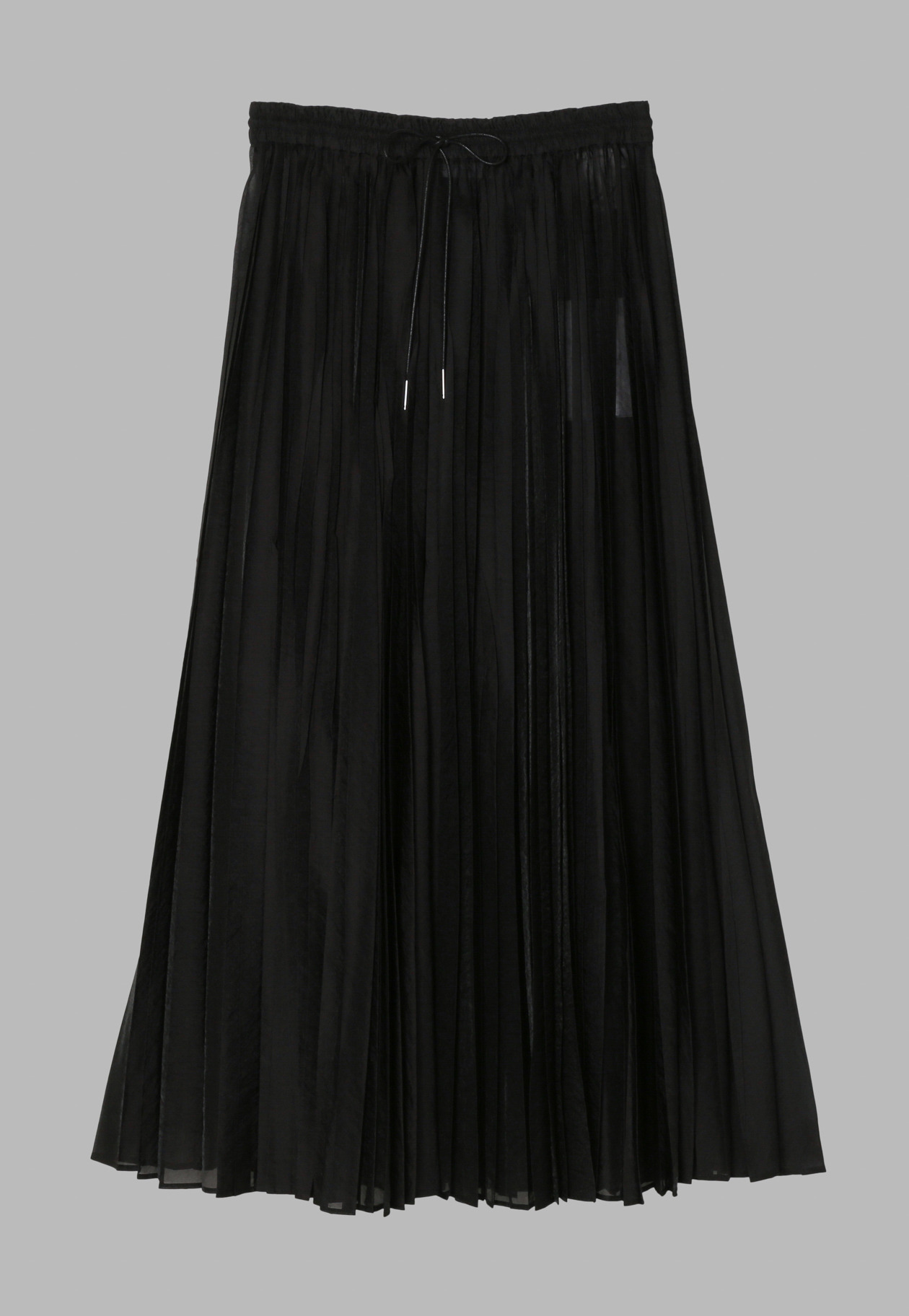 オーガンジープリーツスカート 詳細画像 Black 1