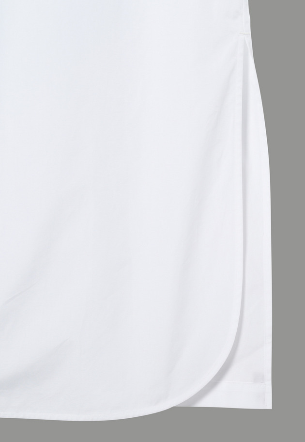 バンドカラーコンビシャツドレス 詳細画像 White 3