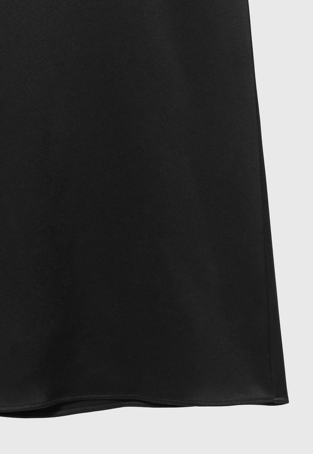 SATIN GEORGETTES DRESS 詳細画像 Black 10