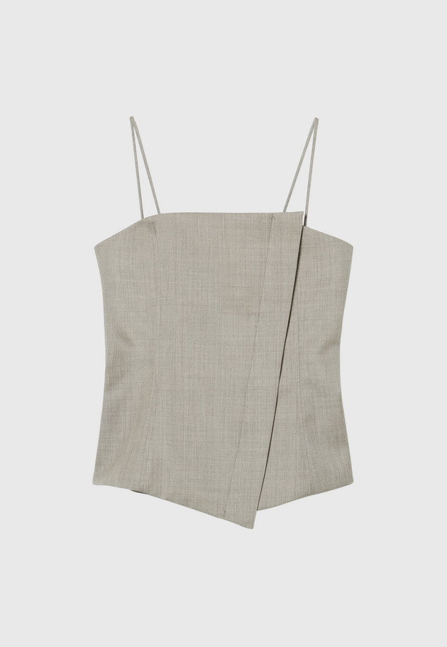 WOOL TWILL BUSTIER 詳細画像 Beige 1