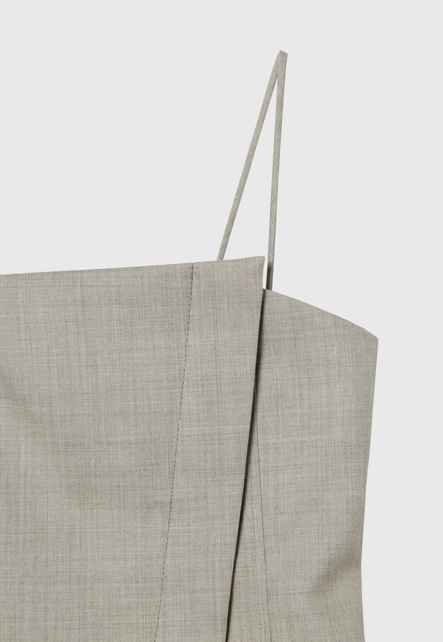 WOOL TWILL BUSTIER 詳細画像 Beige 4
