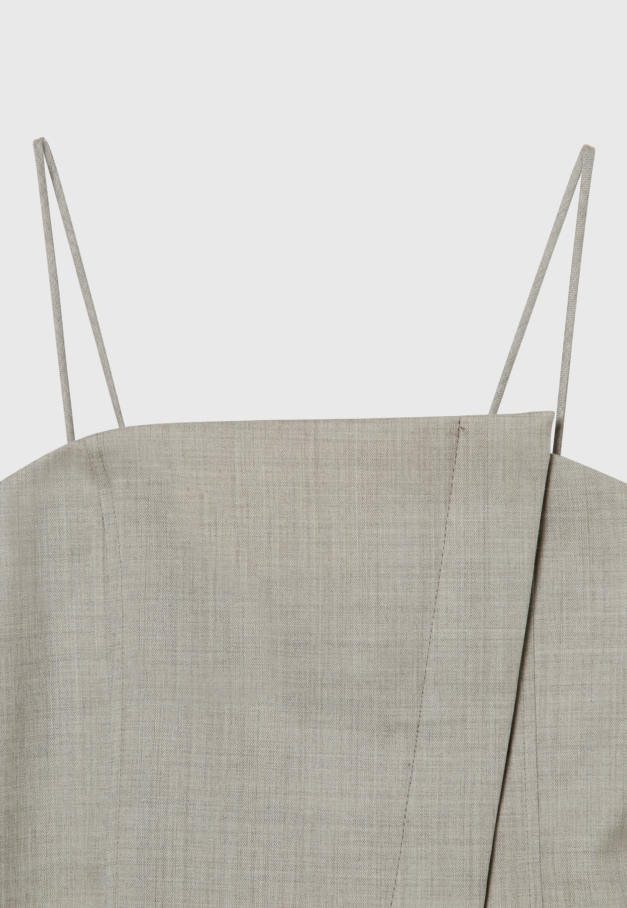 WOOL TWILL BUSTIER 詳細画像 Beige 3