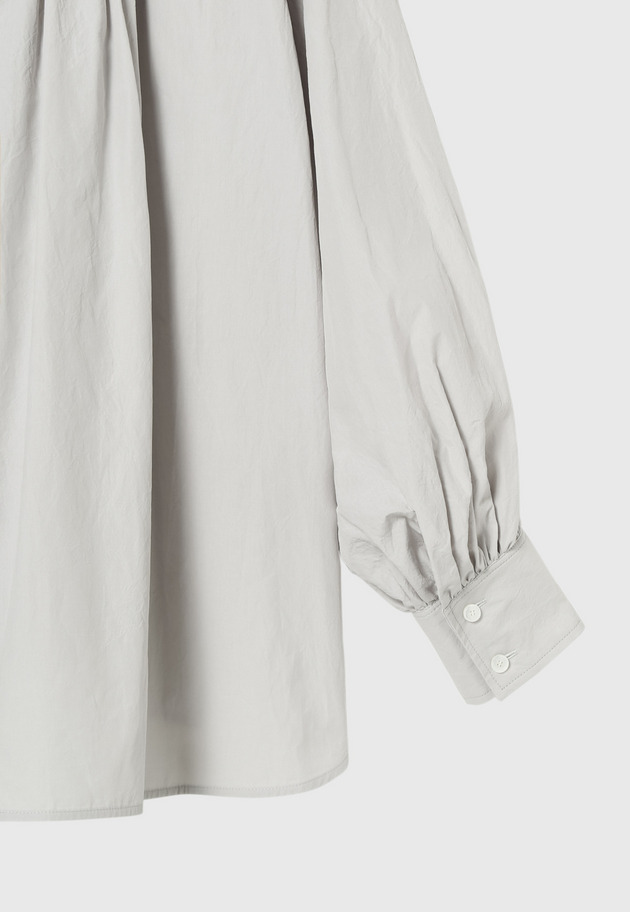 FRONT W RUFFLE SHIRT 詳細画像 Gray 9
