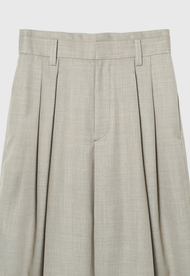 WOOL TWILL PANTS 詳細画像 Beige 7