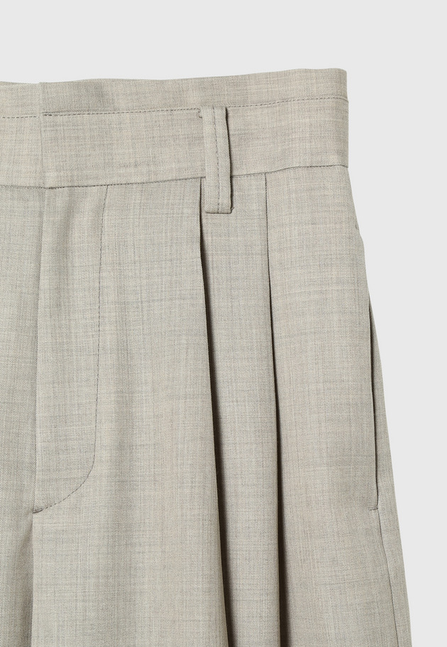 WOOL TWILL PANTS 詳細画像 Beige 9