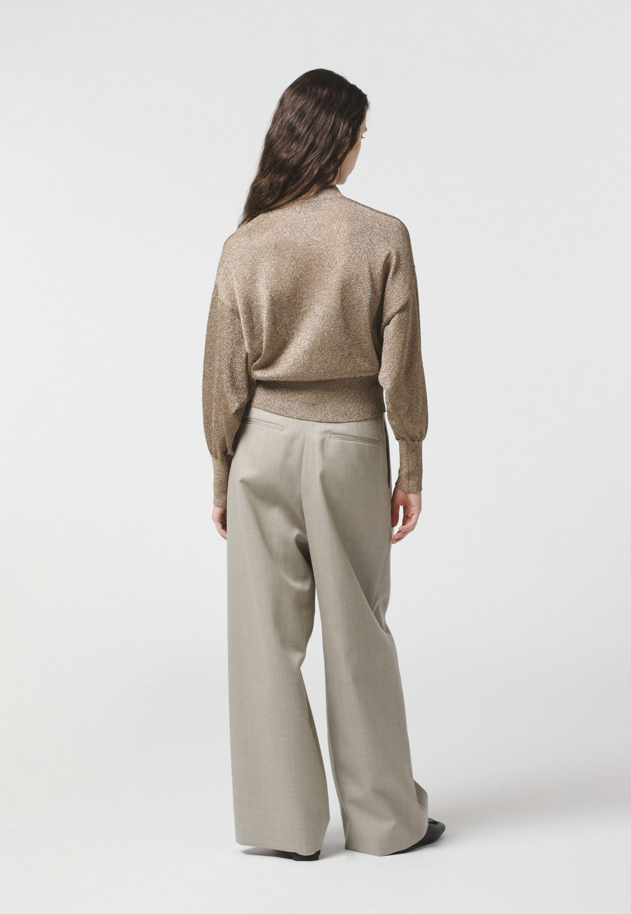 WOOL TWILL PANTS 詳細画像 Beige 3