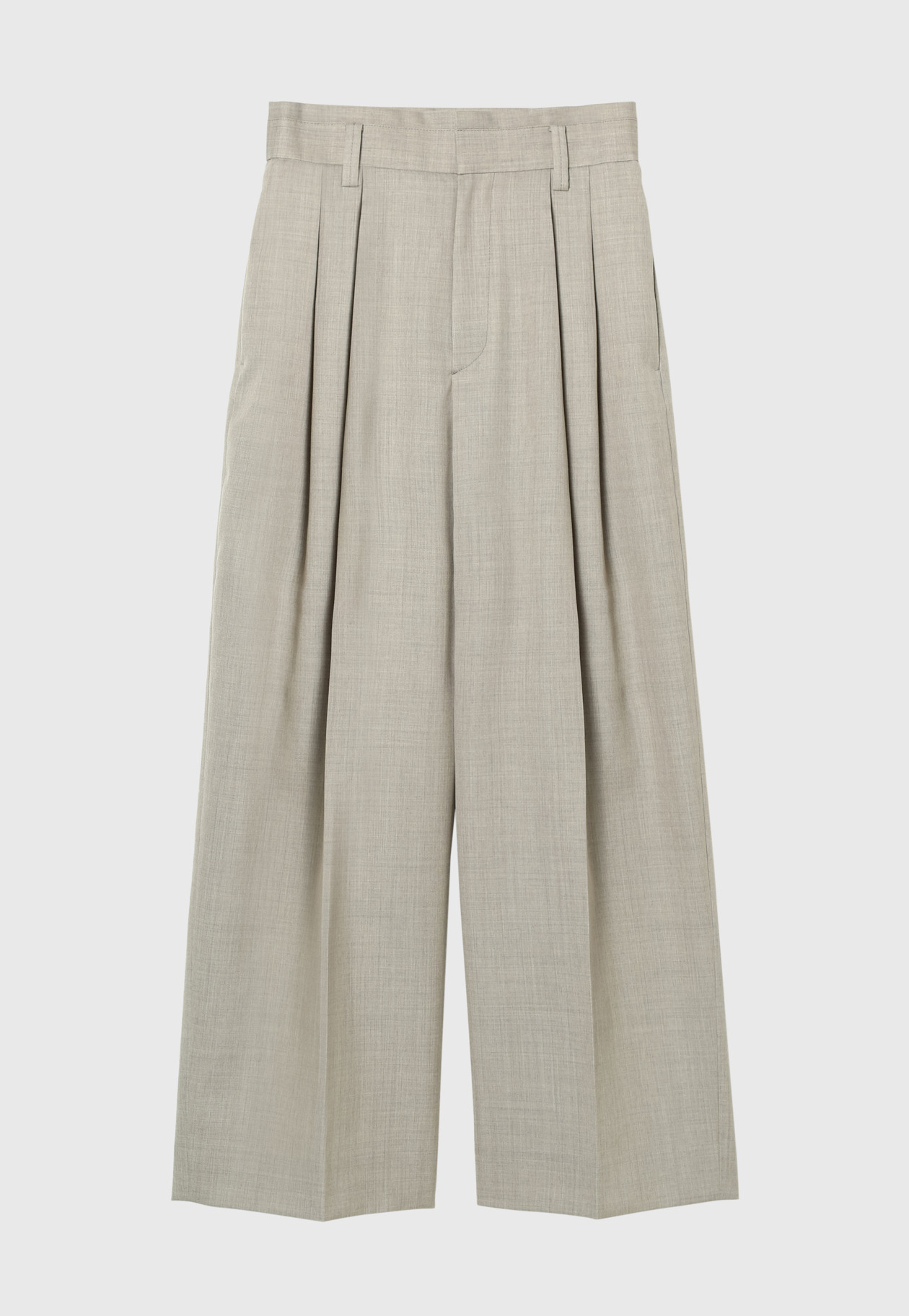 WOOL TWILL PANTS 詳細画像 Beige 5