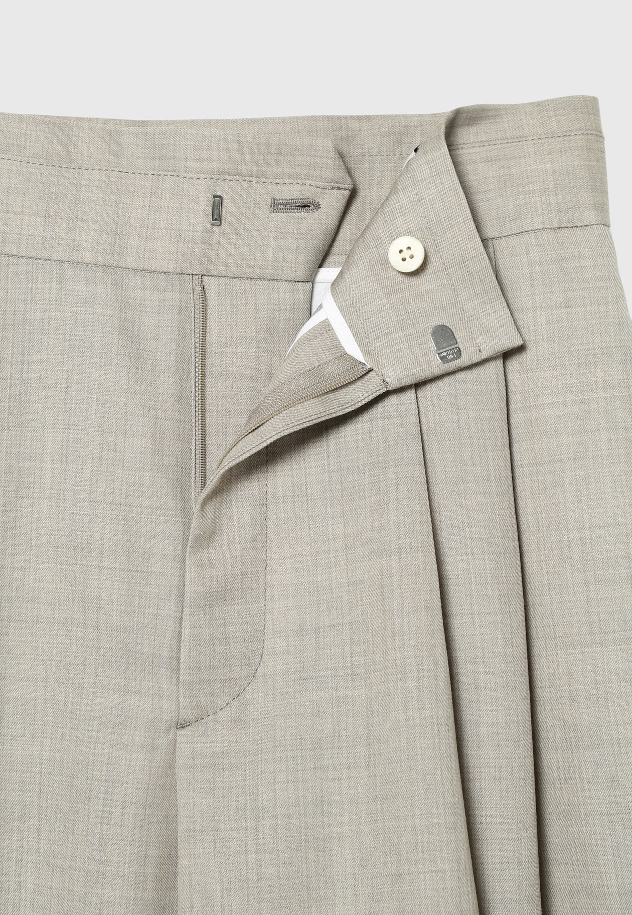 WOOL TWILL PANTS 詳細画像 Beige 8