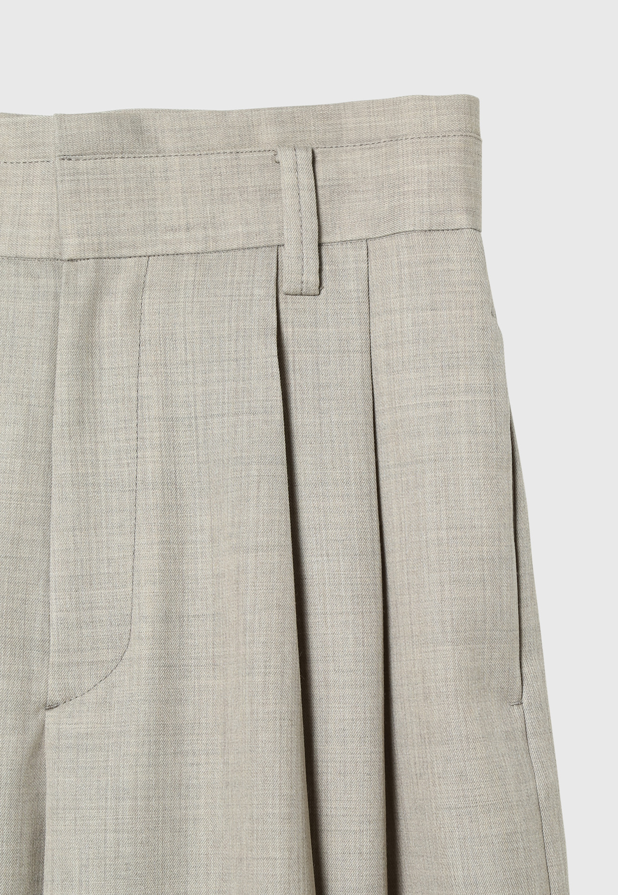 WOOL TWILL PANTS 詳細画像 Beige 9
