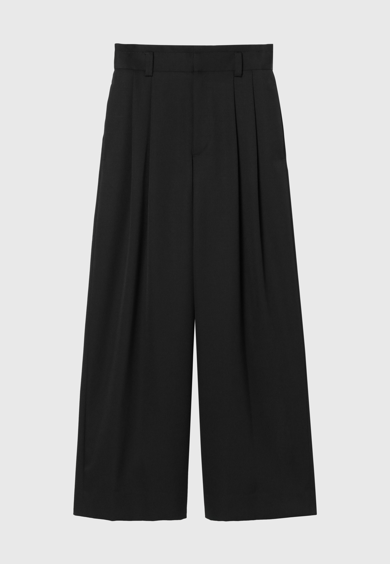 WOOL TWILL PANTS 詳細画像 Black 7