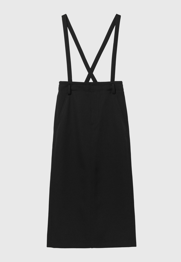 WOOL TWILL SKIRT 詳細画像 Black 14