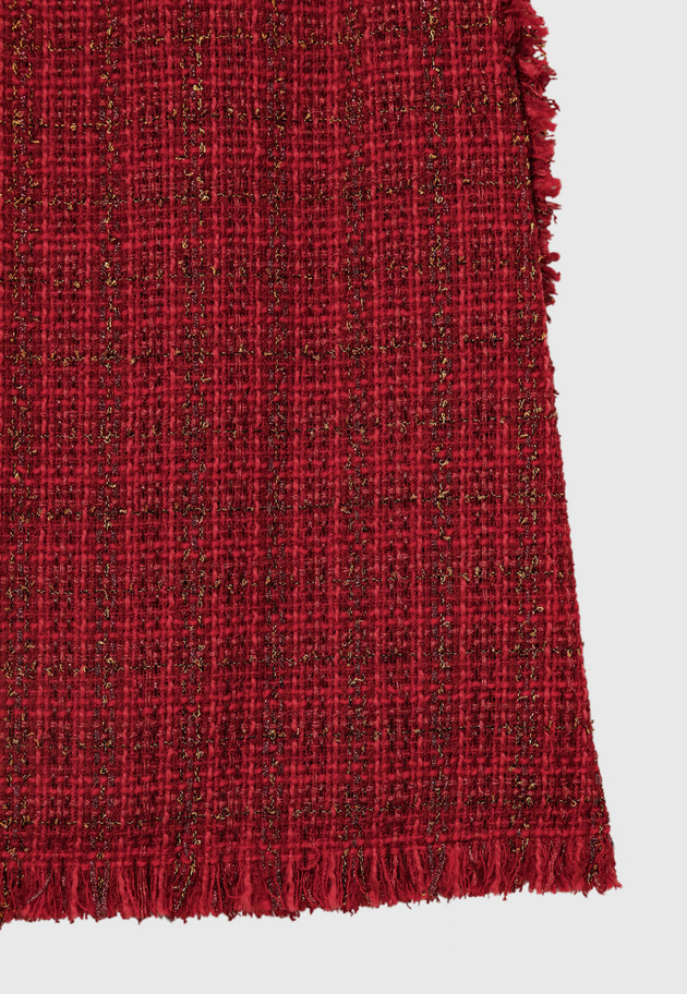 CHECK TWEED SKIRT 詳細画像 Red 10