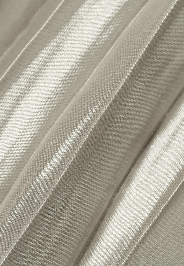 SILK POLYESTER PLEATES SKIRT 詳細画像 Gray 2