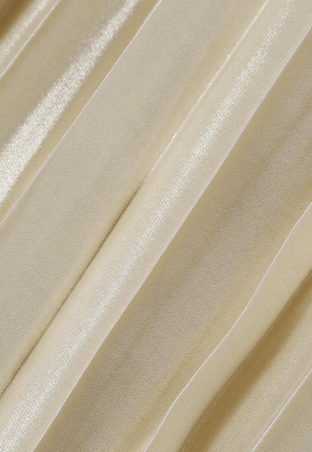 SILK POLYESTER PLEATES SKIRT 詳細画像 Beige 9