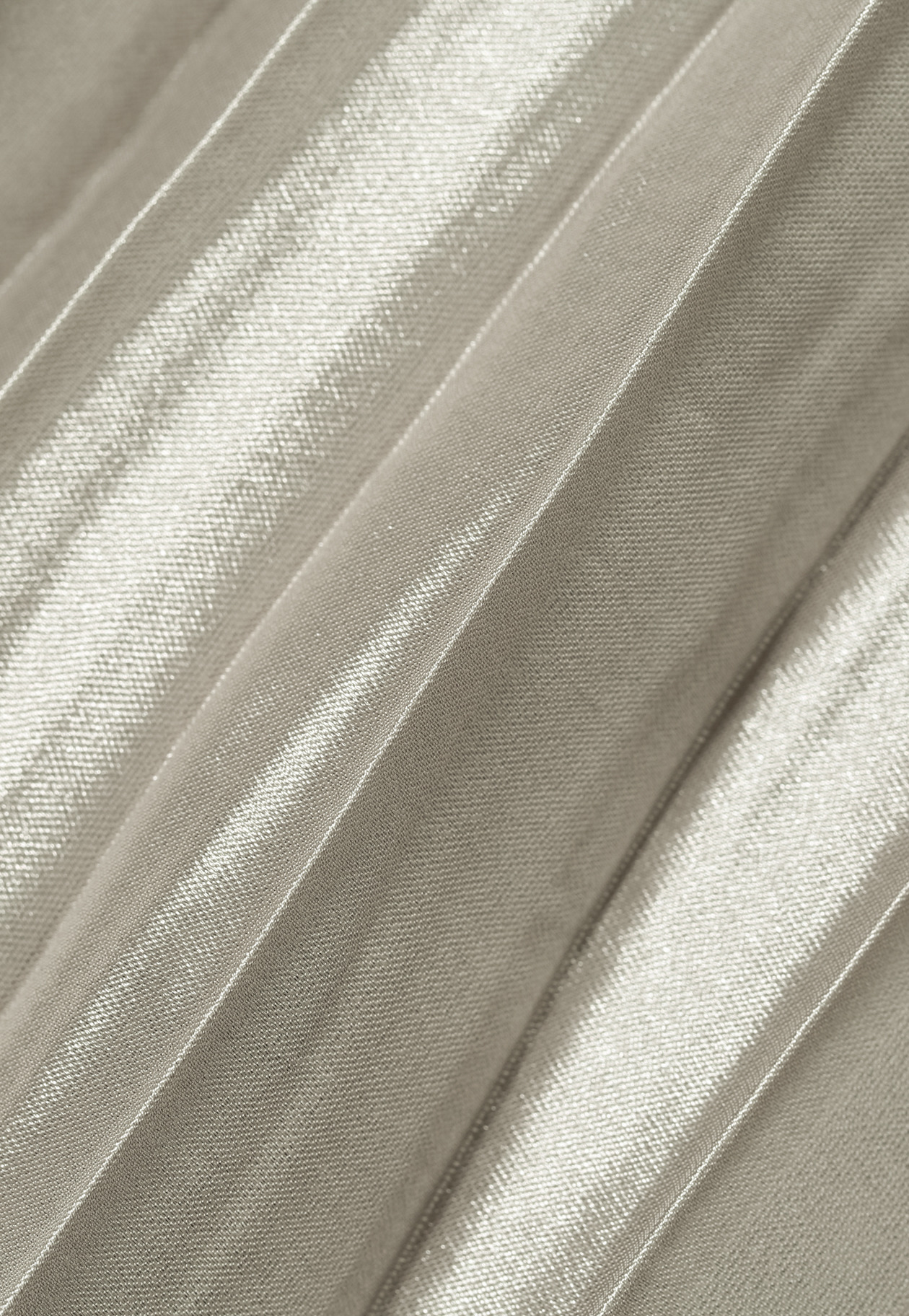 SILK POLYESTER PLEATES SKIRT 詳細画像 Gray 2
