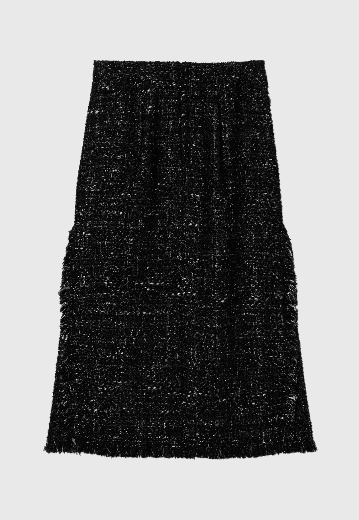 LAME TWEED SKIRT 詳細画像 Black 8
