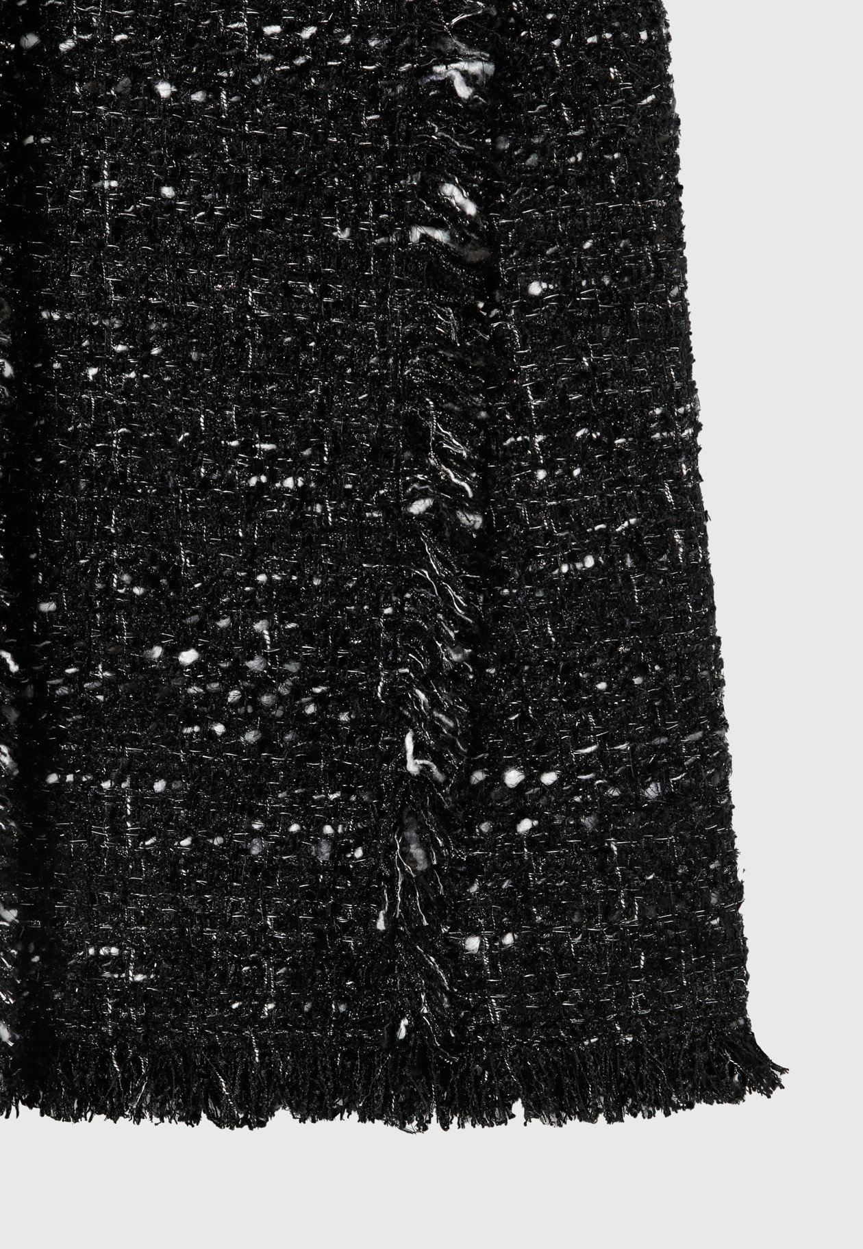 LAME TWEED LONG GILET 詳細画像 Black 11