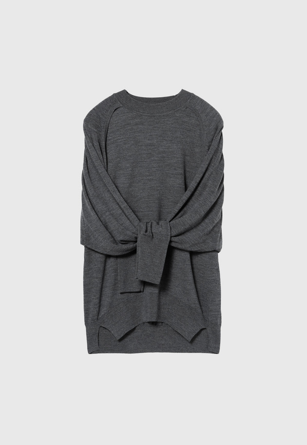 ARRANGEMENT BOLERO KNIT PULLOVER 詳細画像 Gray 6