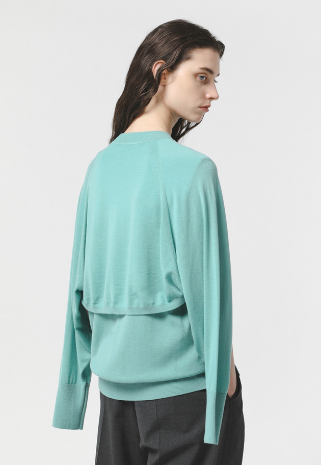 ARRANGEMENT BOLERO KNIT PULLOVER 詳細画像 Mint 6