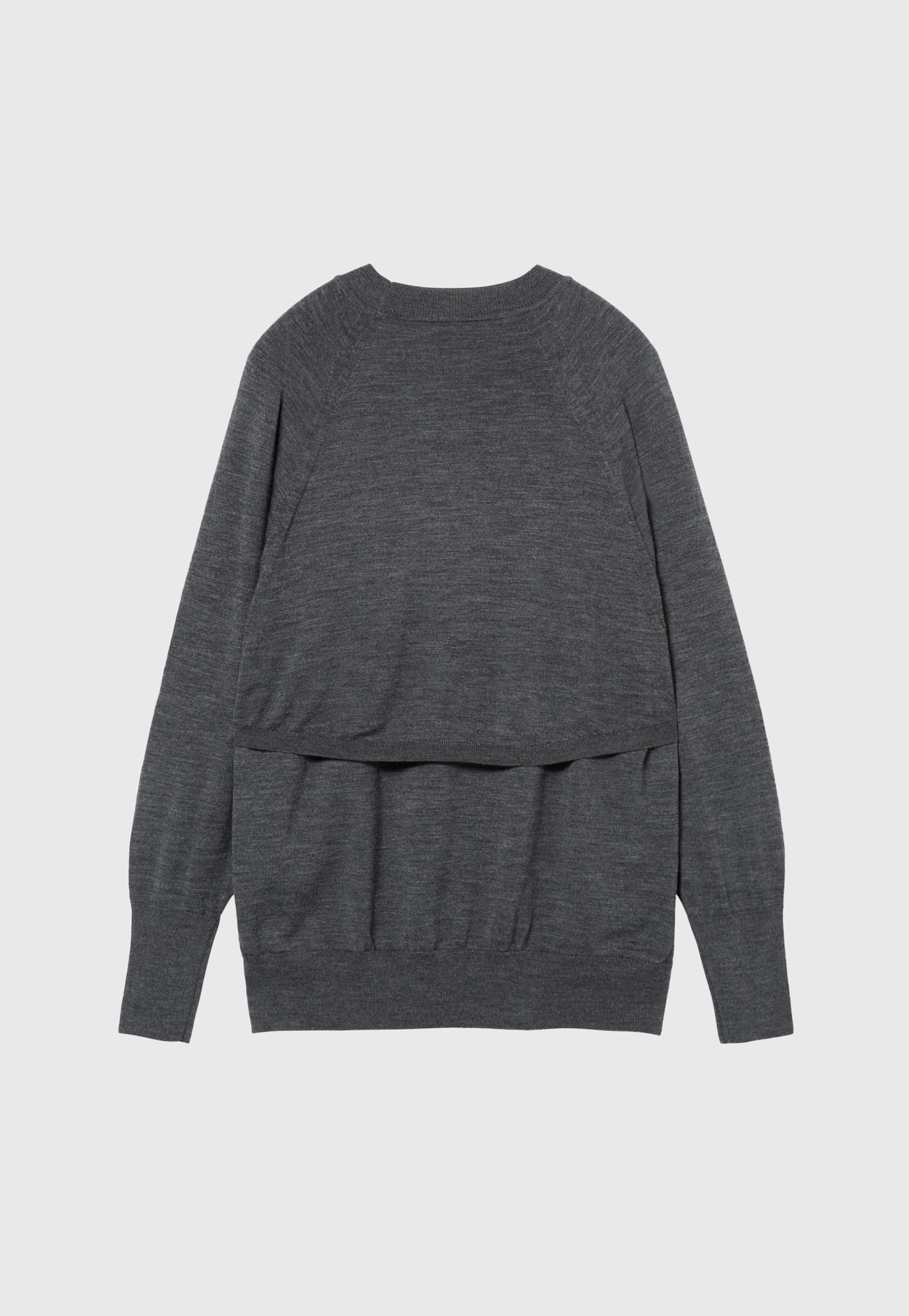 ARRANGEMENT BOLERO KNIT PULLOVER 詳細画像 Gray 2