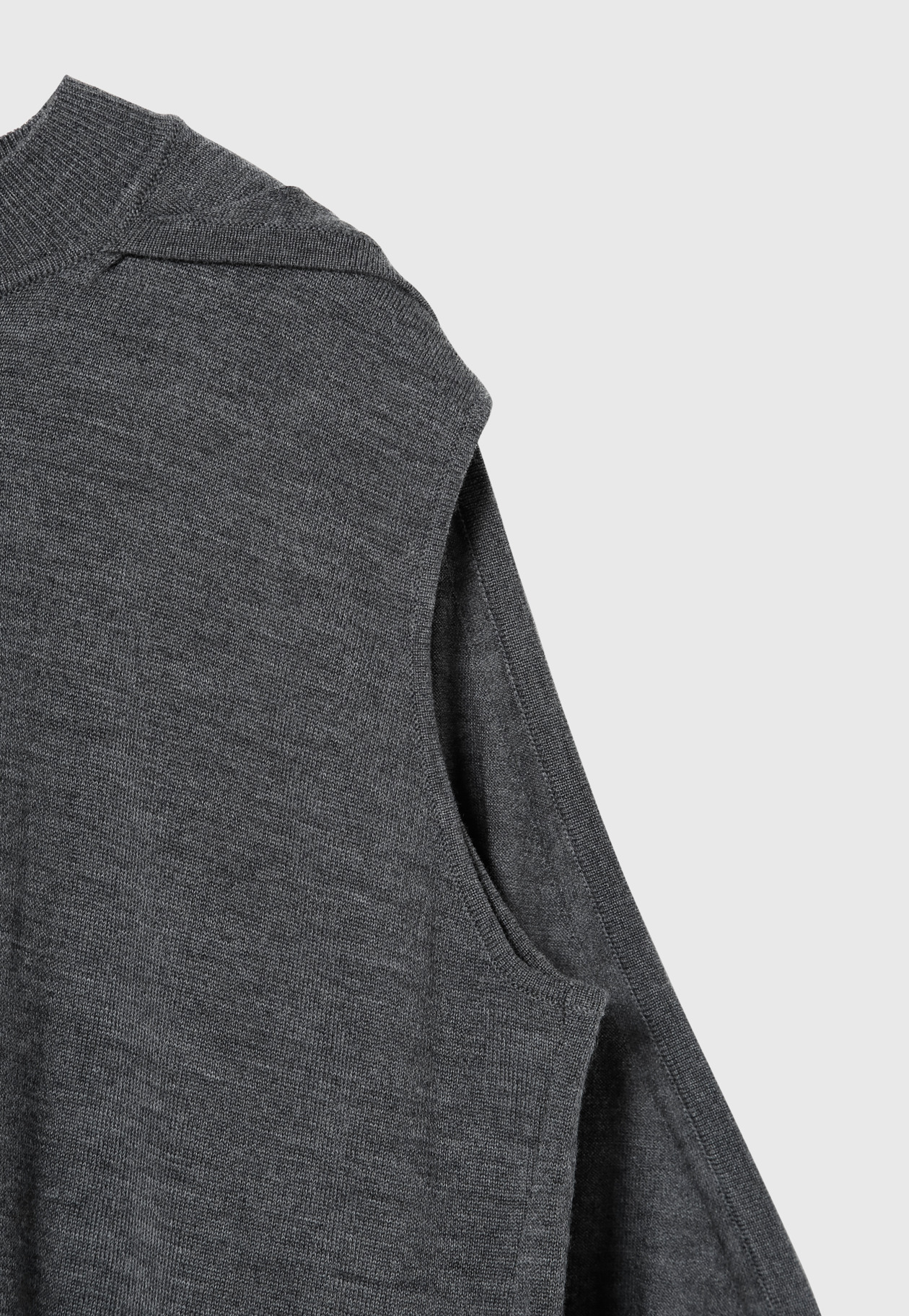 ARRANGEMENT BOLERO KNIT PULLOVER 詳細画像 Gray 5