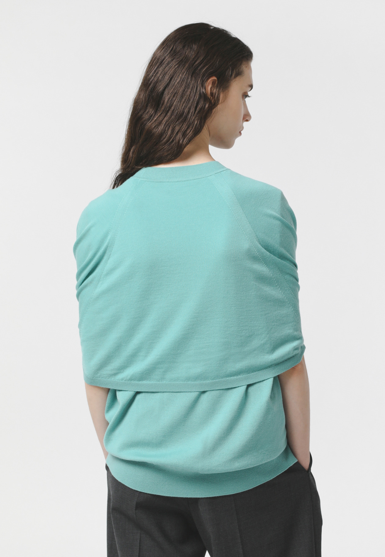 ARRANGEMENT BOLERO KNIT PULLOVER 詳細画像 Mint 8