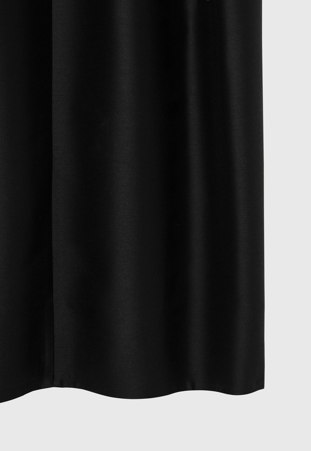WOOL SILK POT FORM DRESS 詳細画像 Black 8
