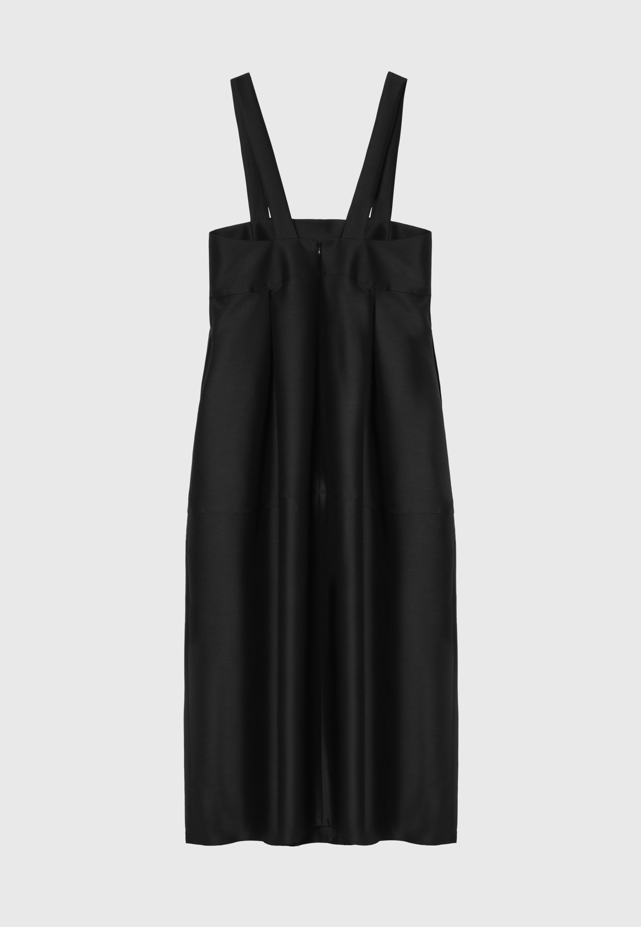 WOOL SILK POT FORM DRESS 詳細画像 Black 5