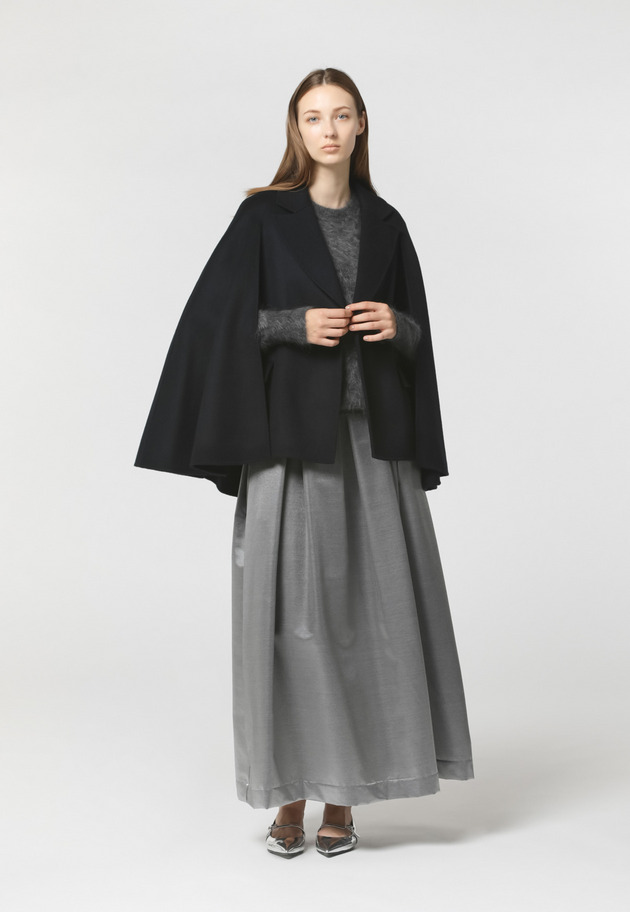 CAPE SLEEVE W FACE JACKET 詳細画像 Black 1