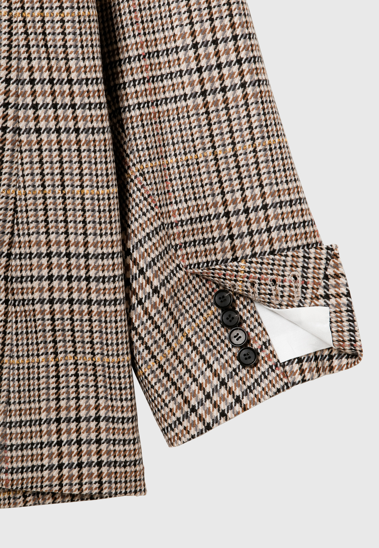 WOOL CHECK LONG JACKET 詳細画像 Beige 11