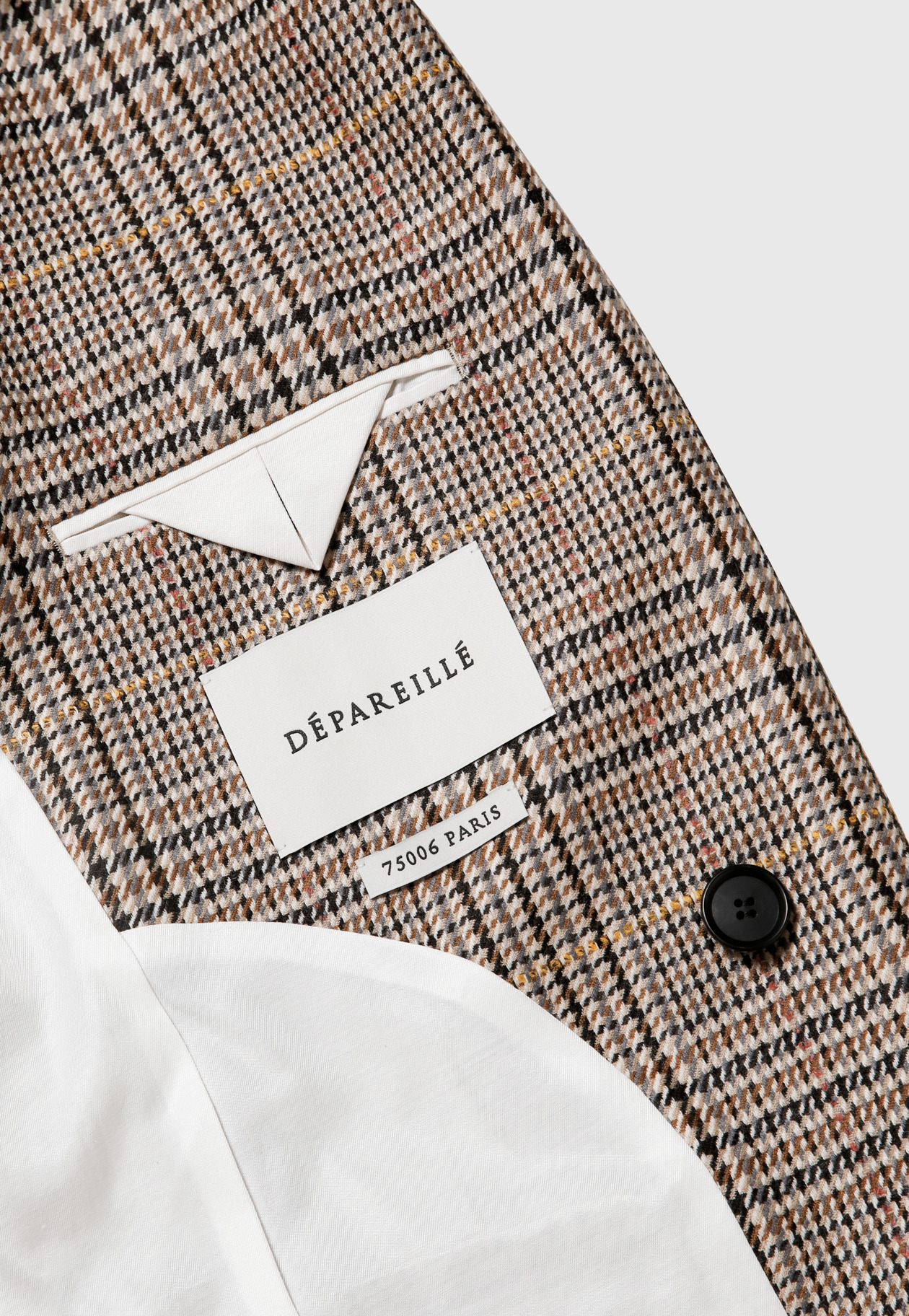 WOOL CHECK LONG JACKET 詳細画像 Beige 12