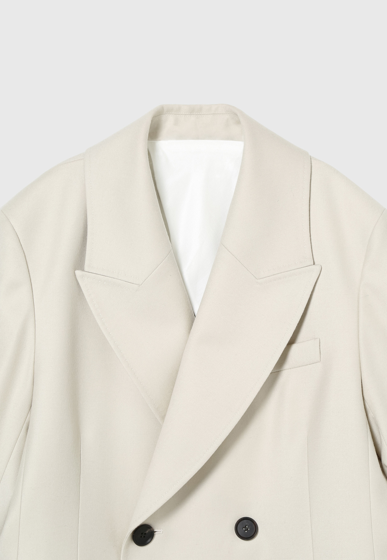 CASHMERE WOOL PEAK LAPEL JACKET 詳細画像 OW 3
