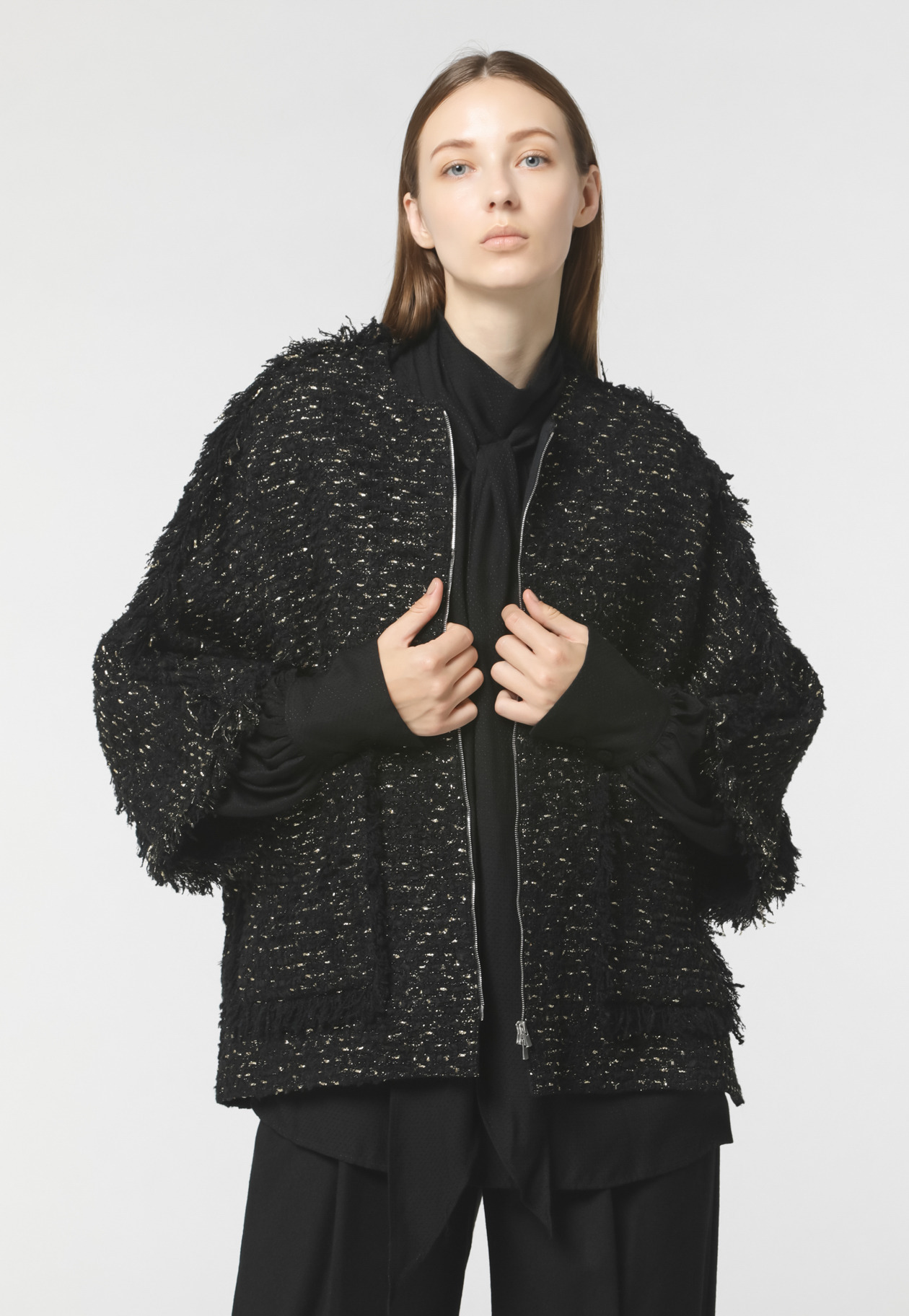 TWEED JACKET 詳細画像 Black 2