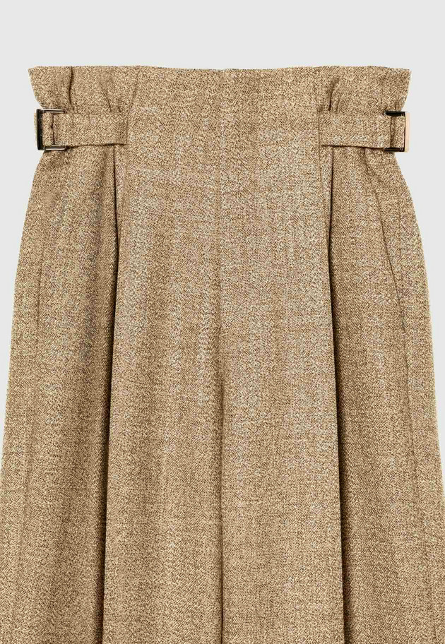 TWEED BELTED PANTS 詳細画像 Beige 3