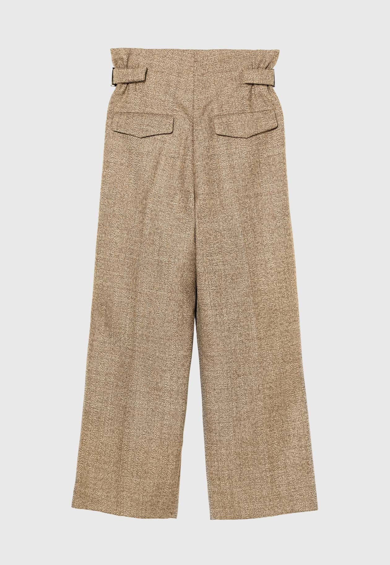 TWEED BELTED PANTS 詳細画像 Beige 2