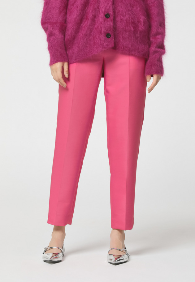 SILK WOOL TWILL PANTS 詳細画像 Pink 1