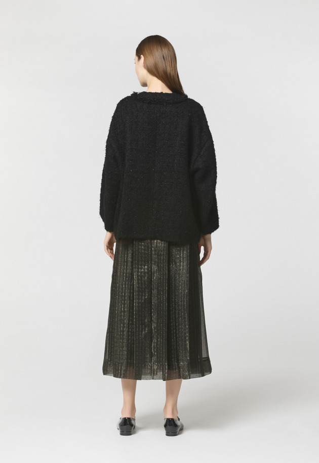 SHEER TUCK SKIRT 詳細画像 Gold 3