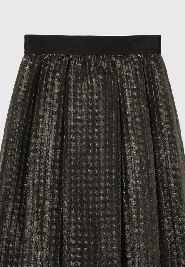 SHEER TUCK SKIRT 詳細画像 Gold 7