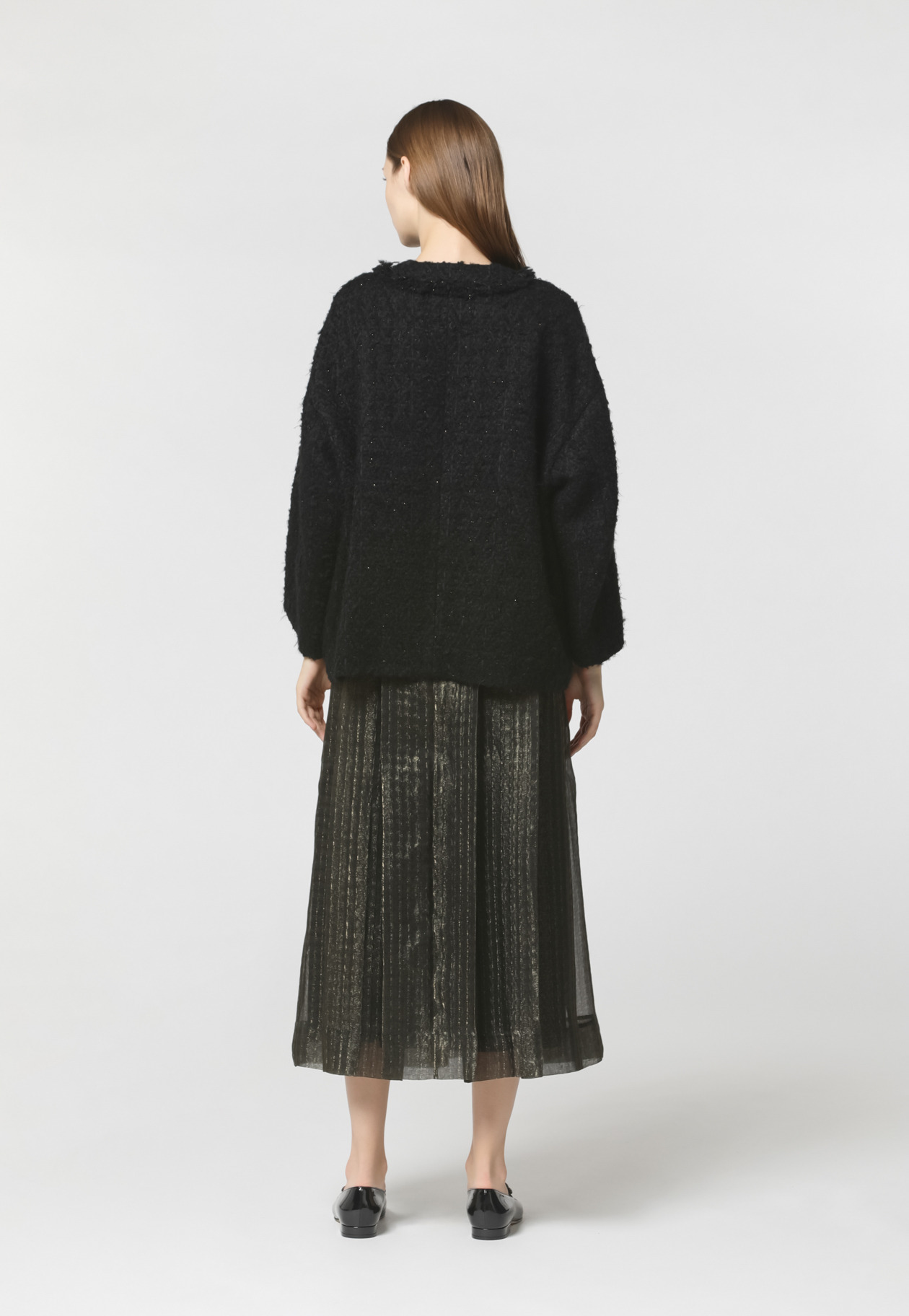 SHEER TUCK SKIRT 詳細画像 Gold 3