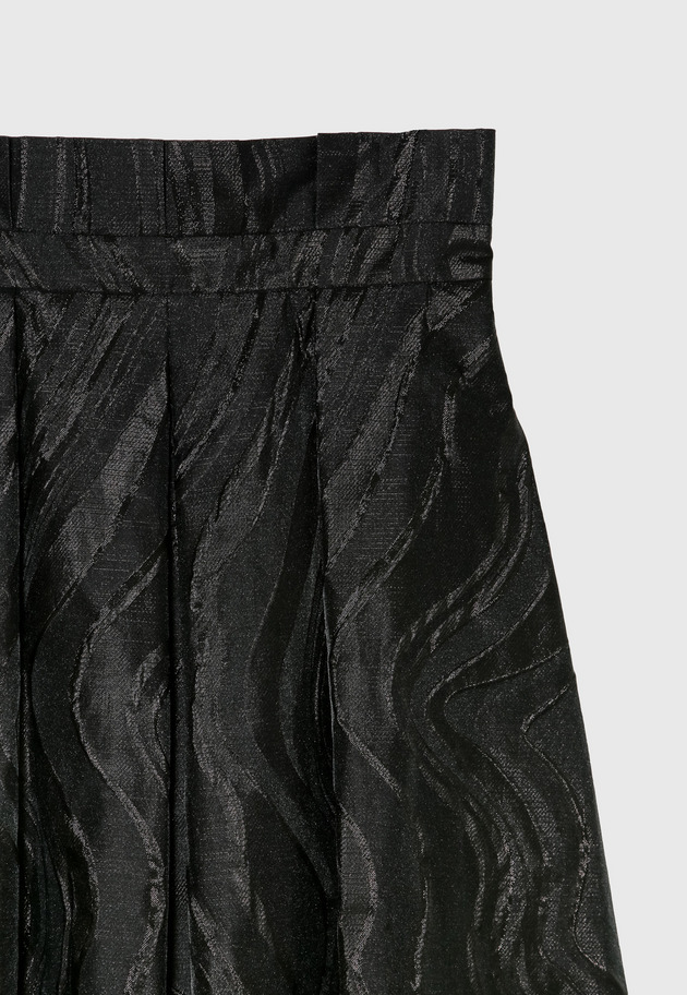 SWOLLEN JACQUARD SKIRT 詳細画像 Black 9