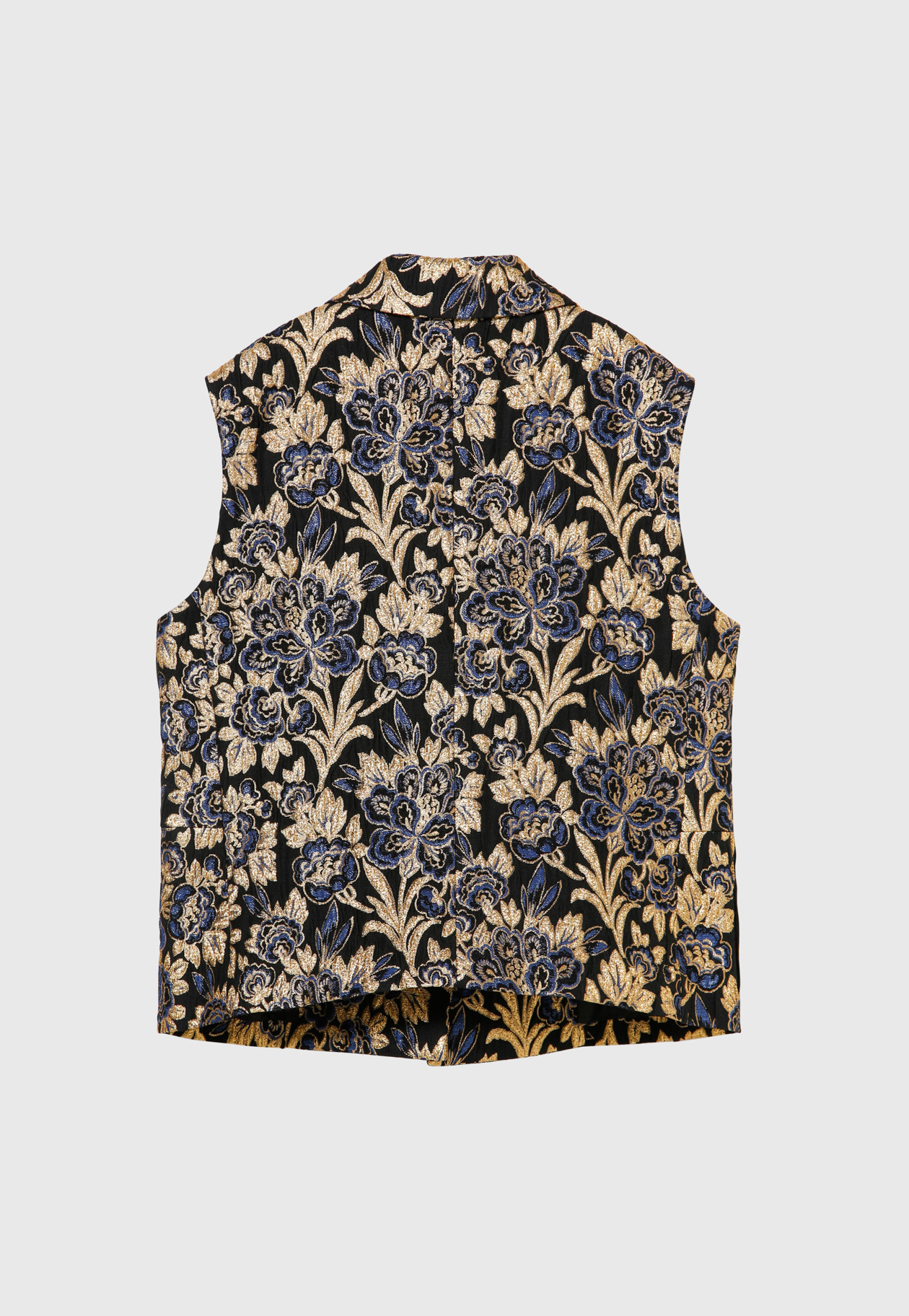 FLOWER JACQUARD GILET 詳細画像 Gold 6