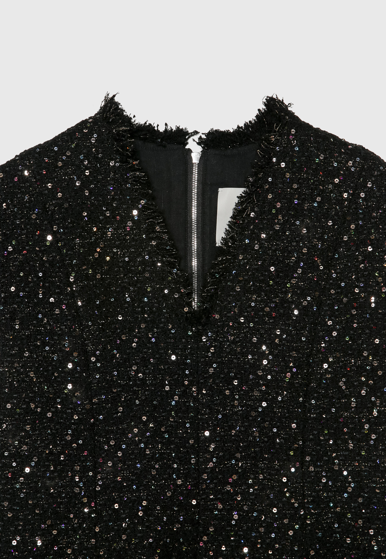 SPANGLE TWEED GILET 詳細画像 Black 9