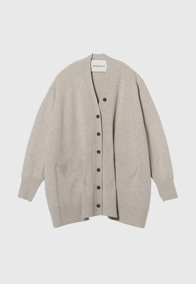 HIGH GAUGE V NECK CARDIGAN｜DÉPAREILLÉ｜デパリエ オフィシャルサイト