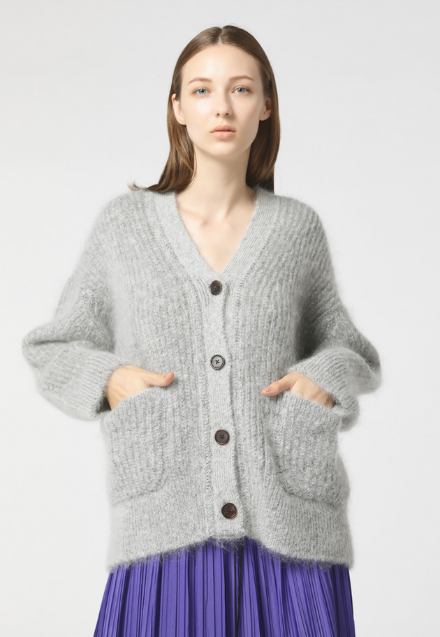MOHAIR CARDIGAN 詳細画像 L.GY 1