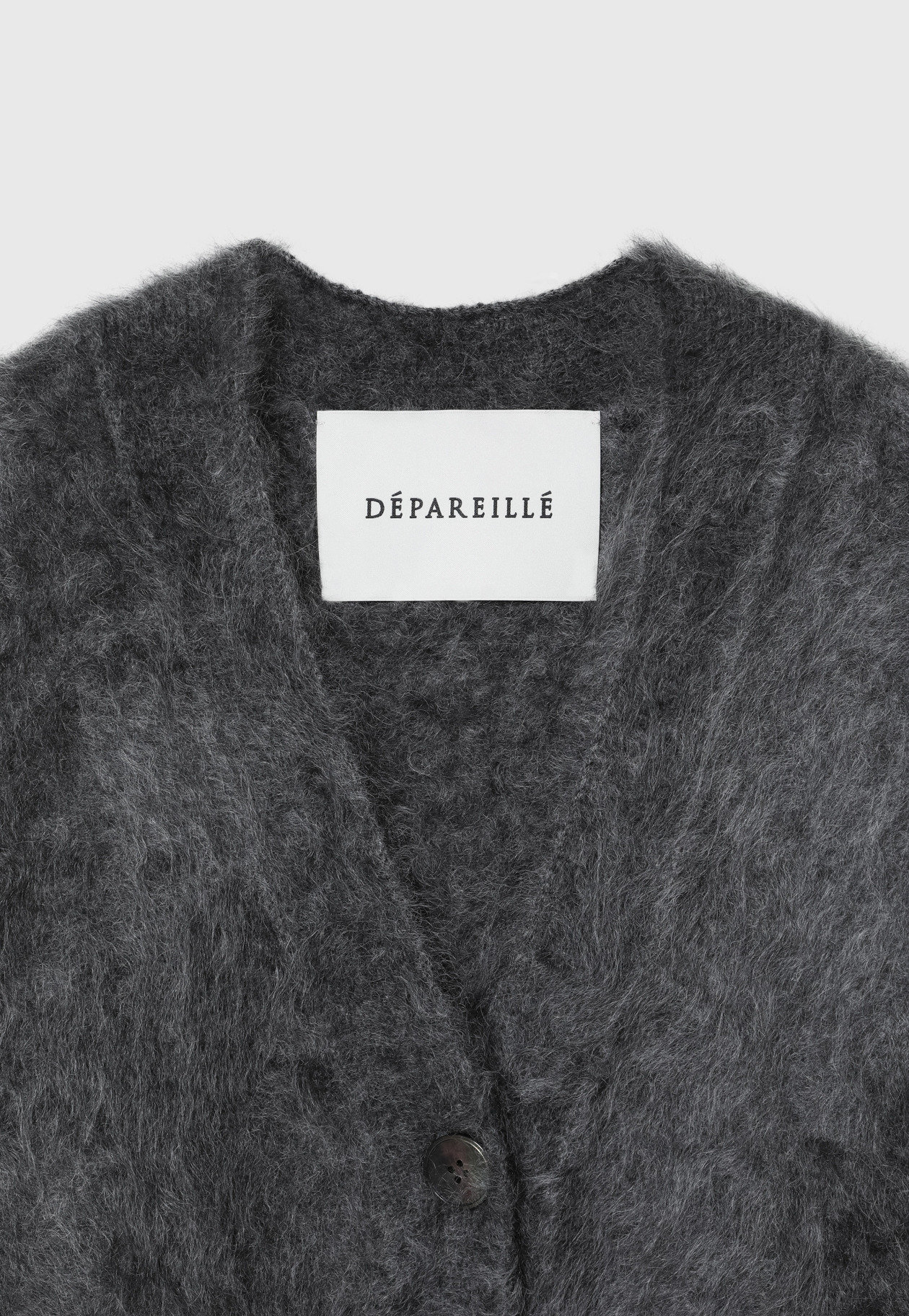 CASHMERE FUR CARDIGAN 詳細画像 Chcl 3