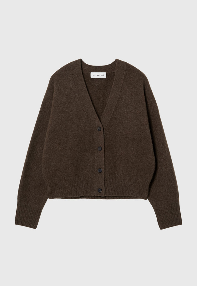 WHITE YAK DOLMAN SLEEVE CARDIGAN 詳細画像 Brown 1