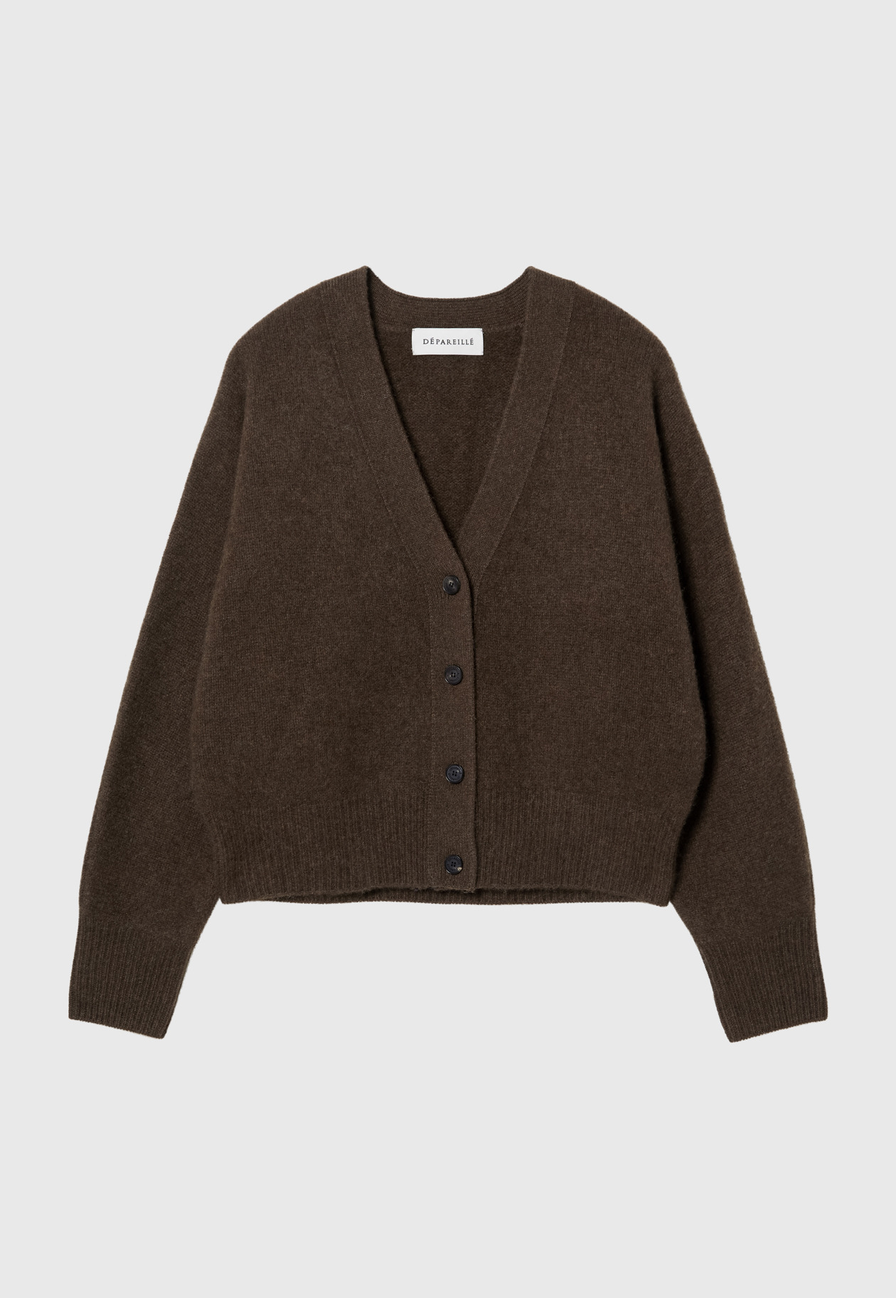 WHITE YAK DOLMAN SLEEVE CARDIGAN 詳細画像 Brown 1