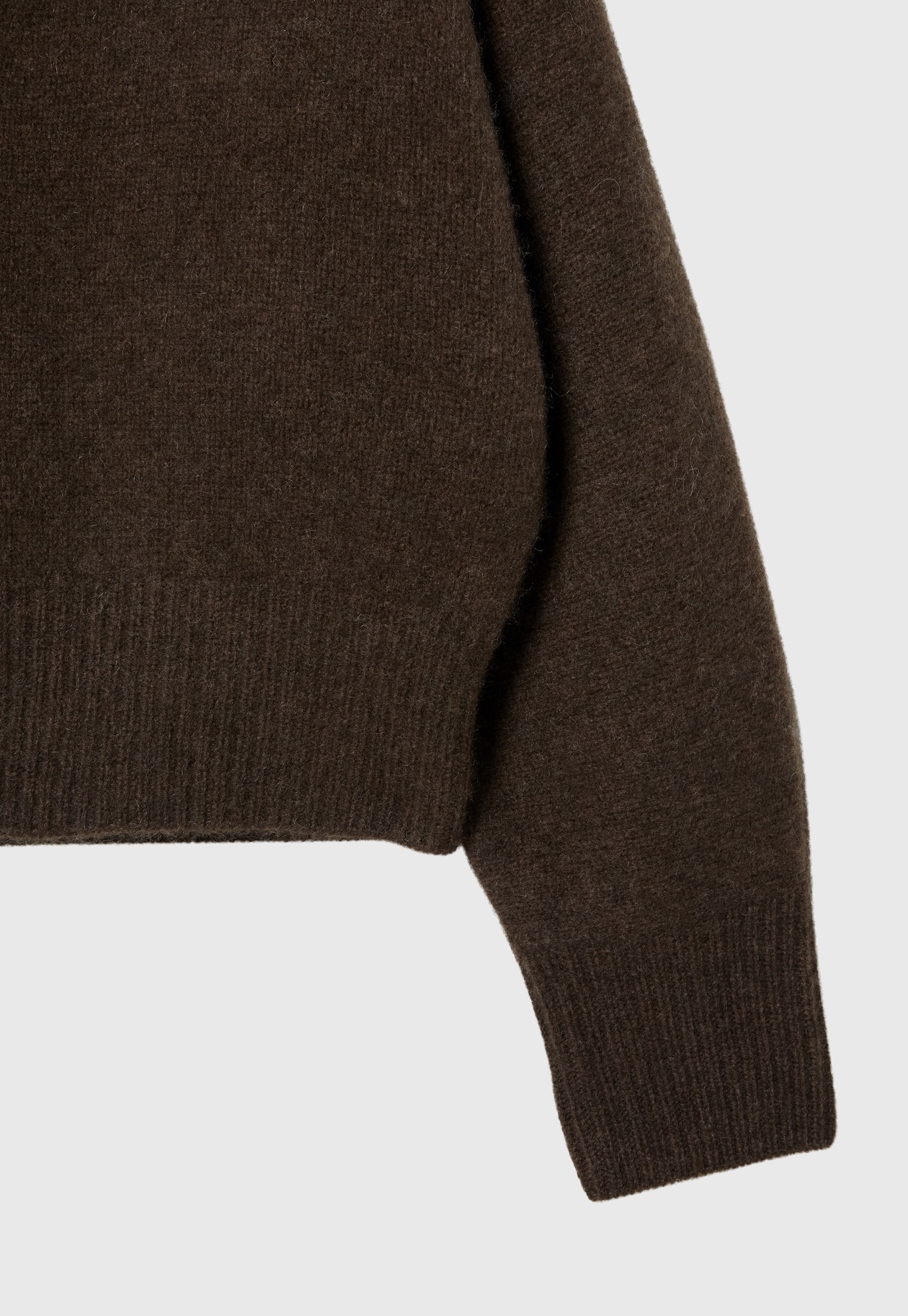 WHITE YAK DOLMAN SLEEVE CARDIGAN 詳細画像 Brown 4