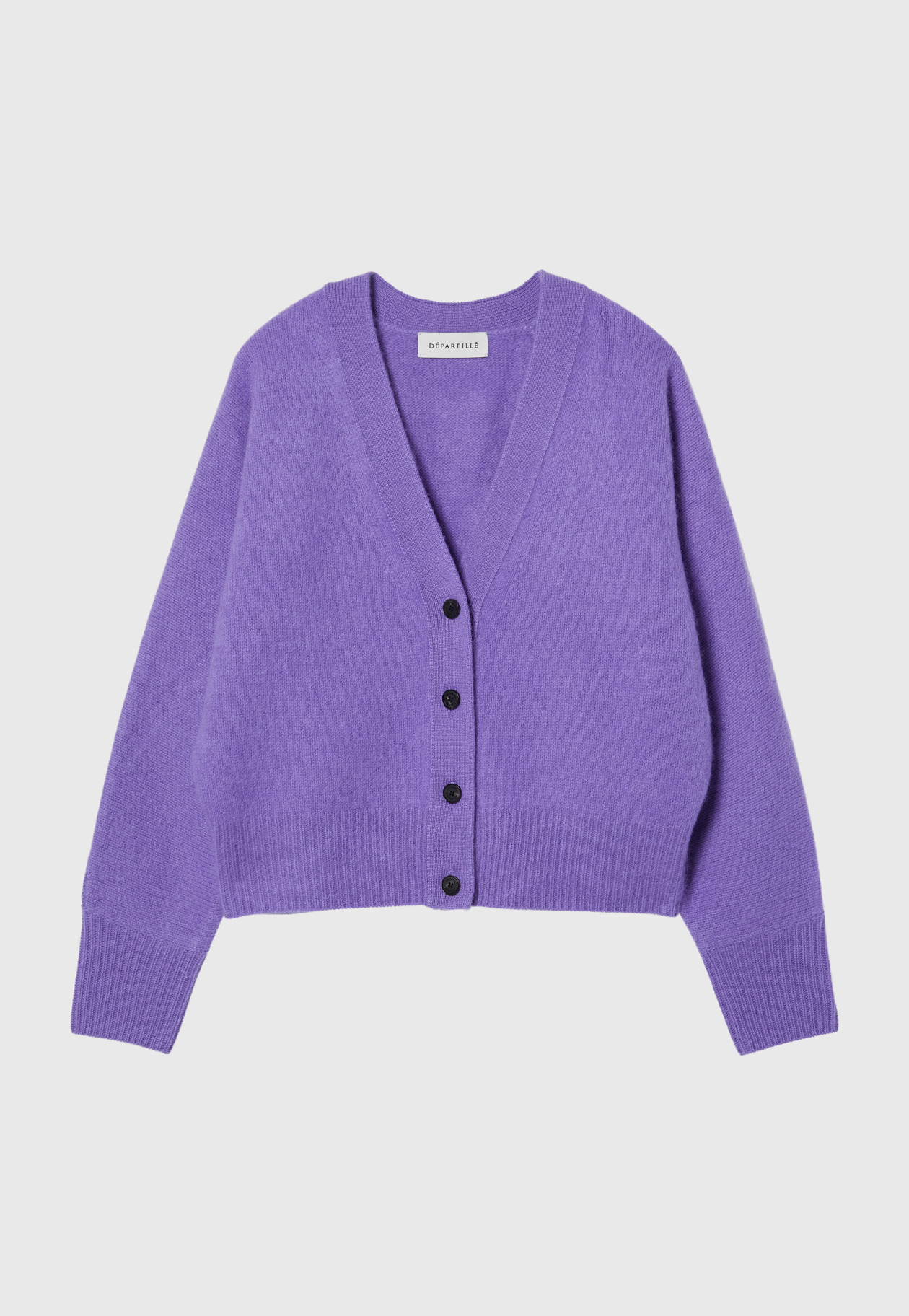 WHITE YAK DOLMAN SLEEVE CARDIGAN 詳細画像 Purple 7