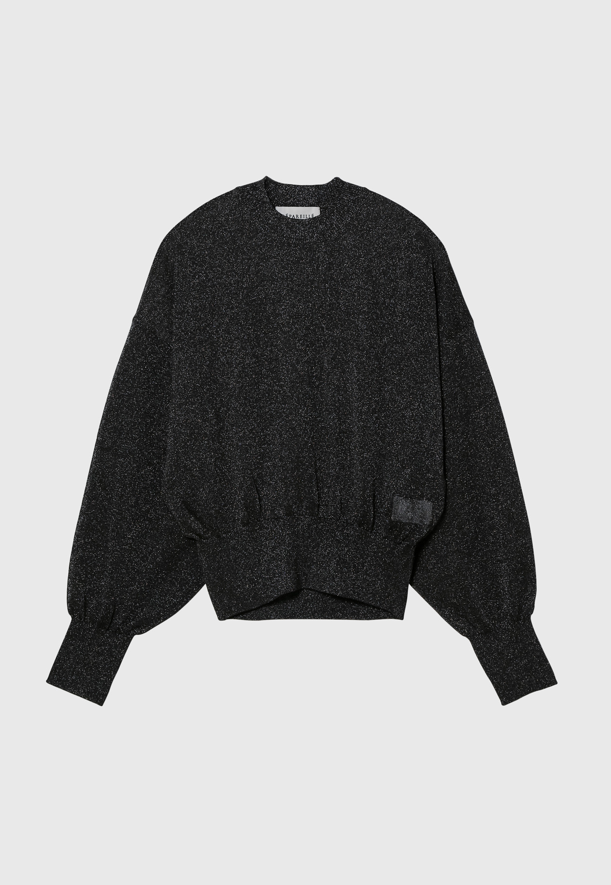 LAME DOLMAN KNIT 詳細画像 Black 1